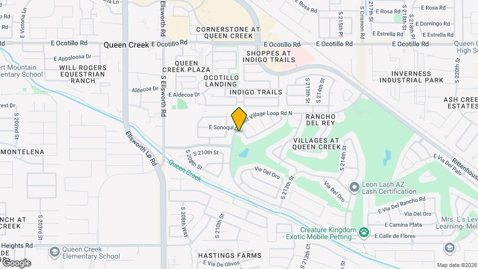 21063 E Sonoqui Dr Map and Location Details