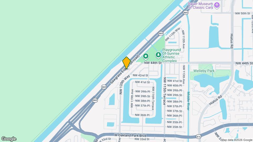 4281 NW 120th Ln Map and Location Details