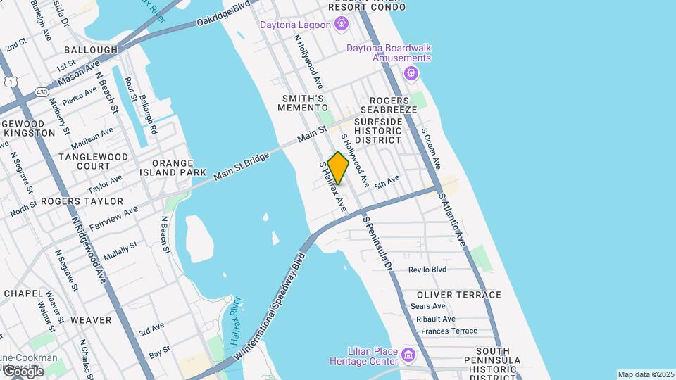145 S Halifax Ave, Unit Unit-1 Map and Location Details