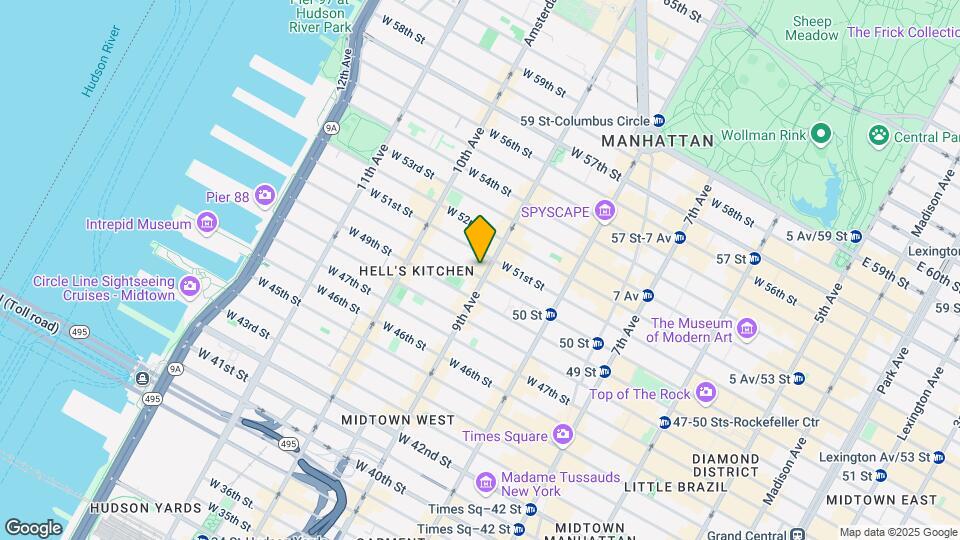 745 Ninth Ave Map and Location Details