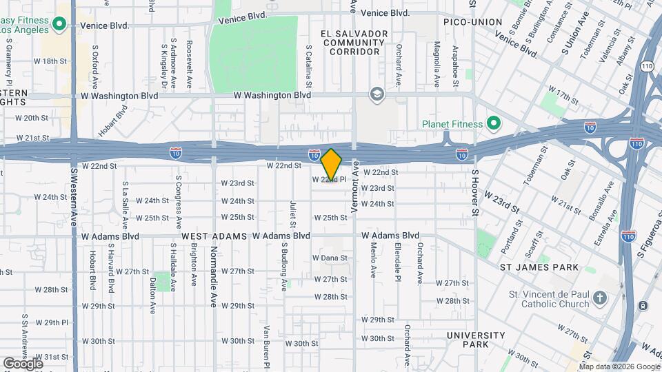 1545 W 23rd St Map and Location Details