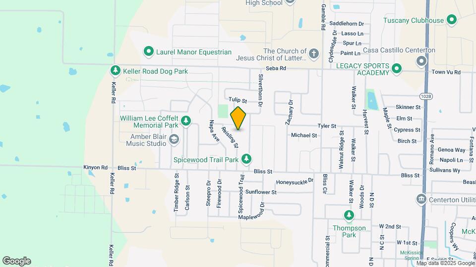 1101 Shiraz Dr Map and Location Details