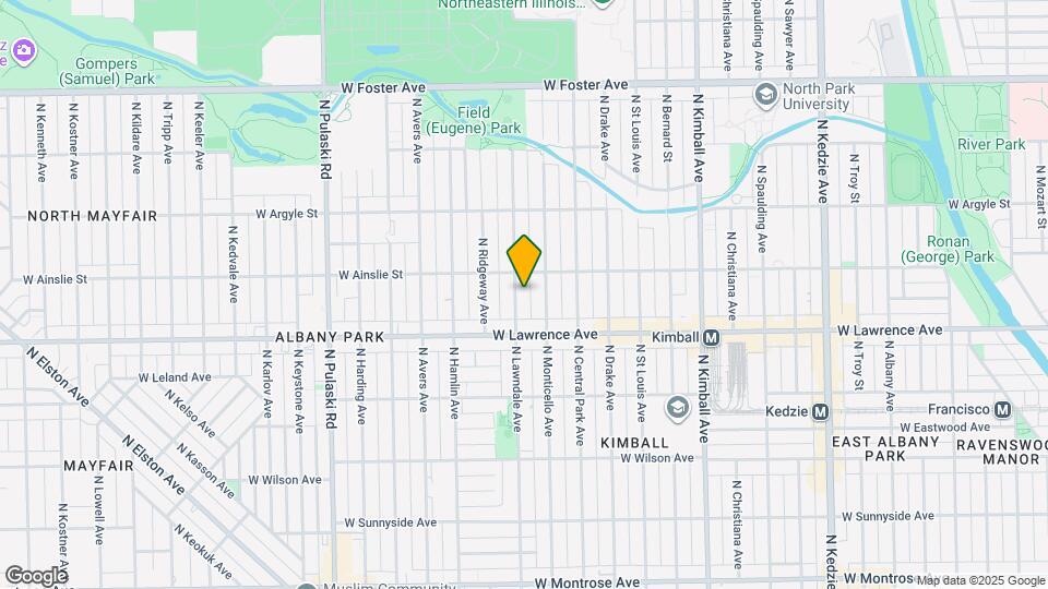 4839 N Lawndale Ave Map and Location Details