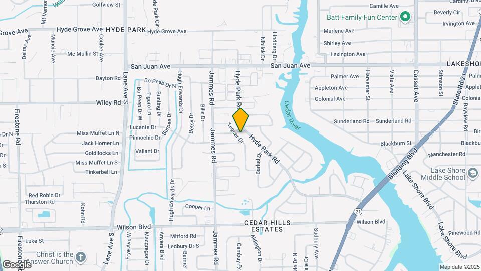 2211 Tegner Dr Map and Location Details