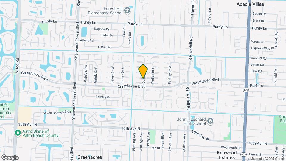 2747 Dudley Dr W Map and Location Details