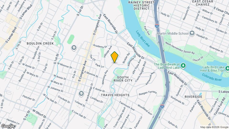 1401 Newning Ave Map and Location Details