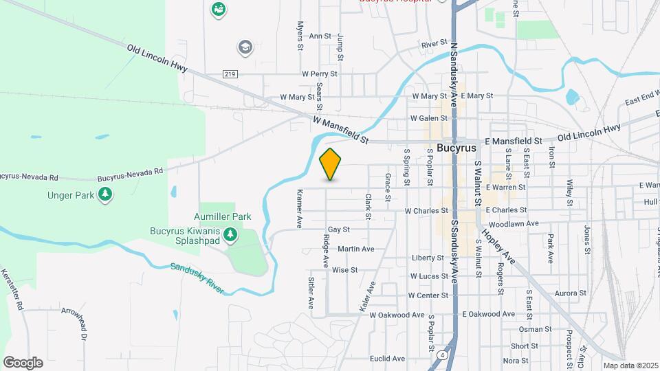 626 W Warren St Map and Location Details