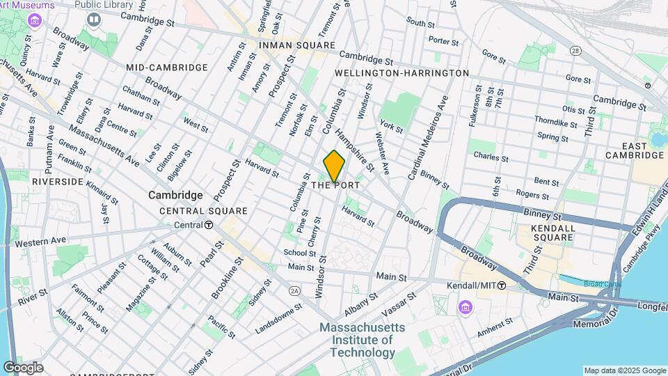 225 Windsor St, Unit 2 Map and Location Details