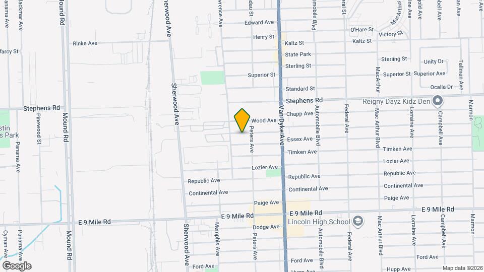 7256 Ready Ave Map and Location Details