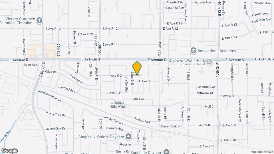 3220 E Ave S2 Map and Location Details