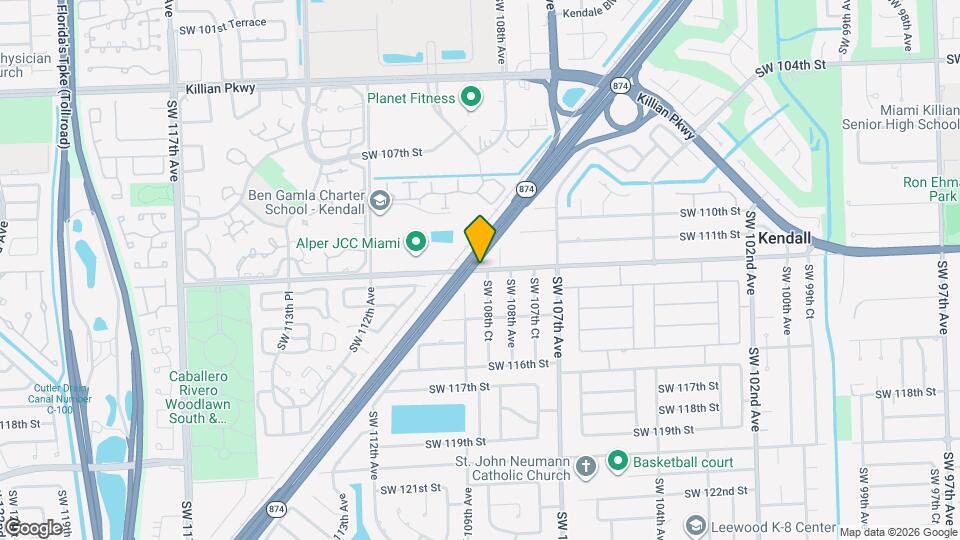 10855 SW 112th St Map and Location Details