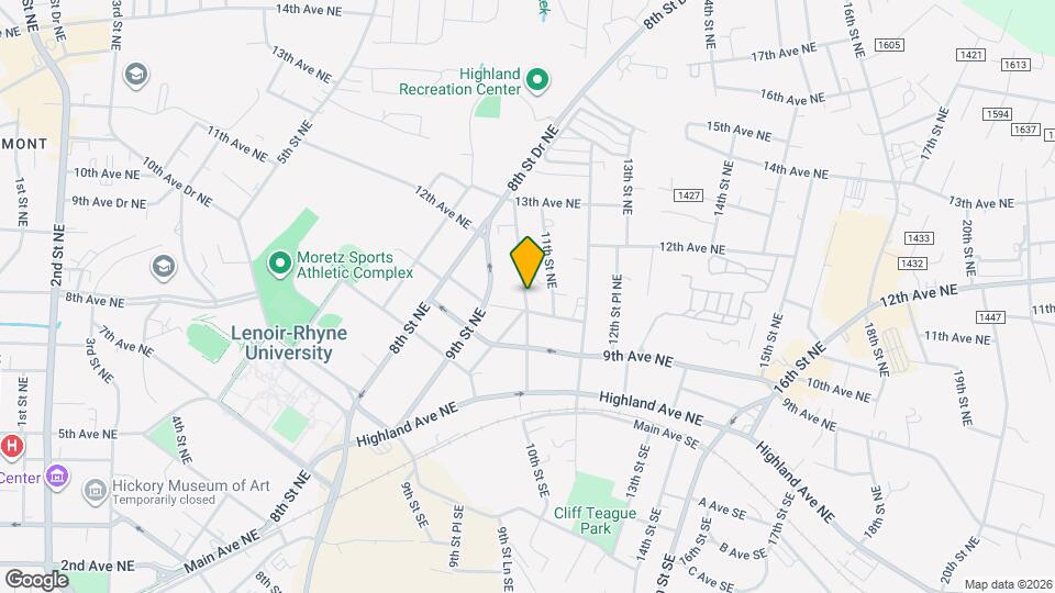 1006 10th St NE Map and Location Details