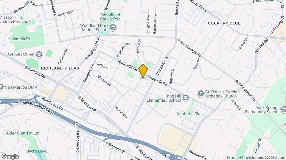 1520 Via Dorado Map and Location Details