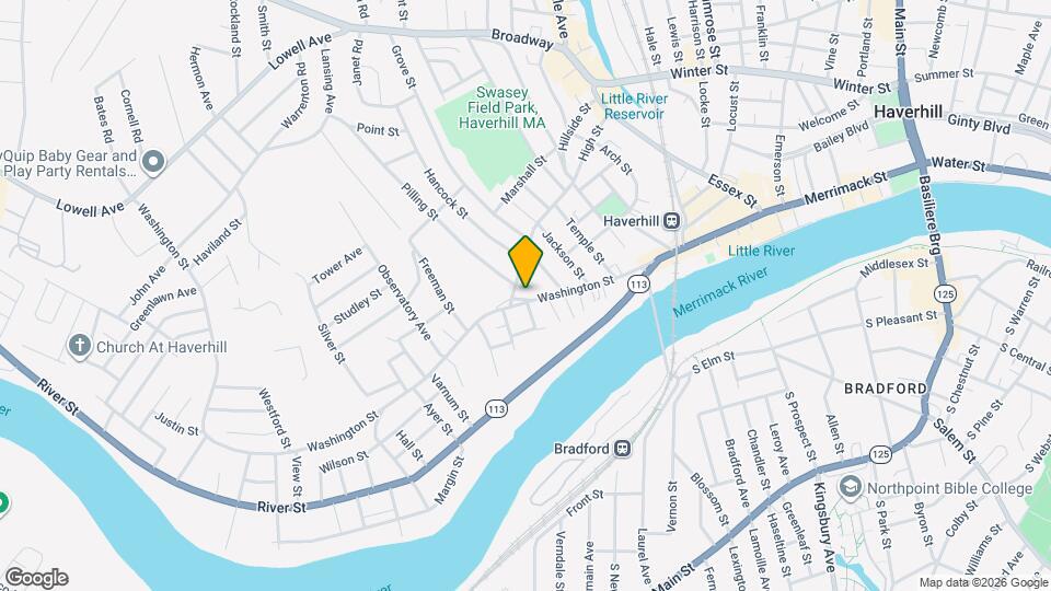 351 Washington St, Unit 1 Map and Location Details