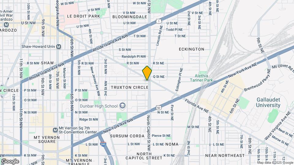 1532 North Capitol St NW, Unit 201 Map and Location Details