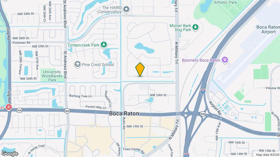 2150 NW 23rd Way Map and Location Details