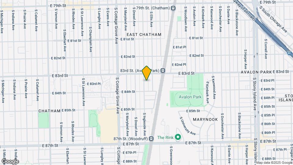 8331 S Ingleside Ave Mapa y Detalles de la Ubicación