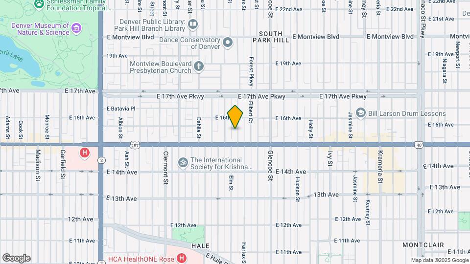 1535 Fairfax St Mapa y Detalles de la Ubicación