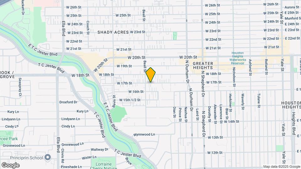 1044 W 17th St Map and Location Details