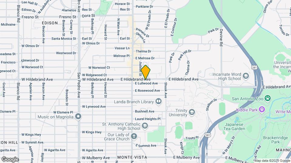245 E Lullwood Ave Map and Location Details