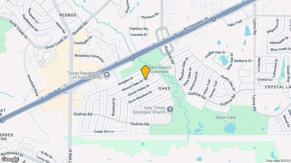 2902 Branch Oaks Dr Map and Location Details