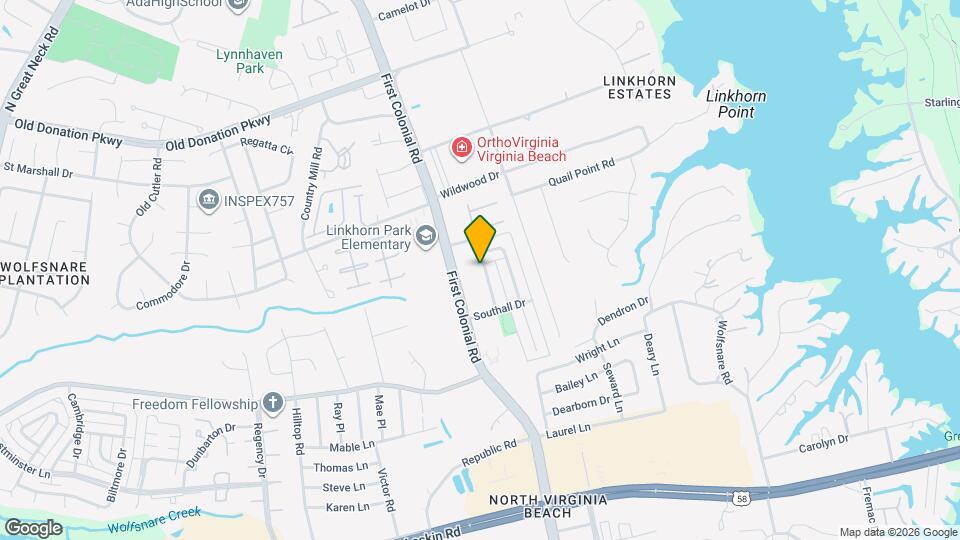 1041 Tottenham Ln Map and Location Details