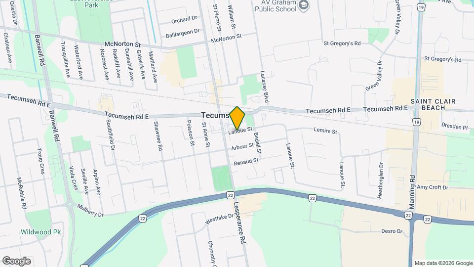12333 Lanoue St. Map and Location Details