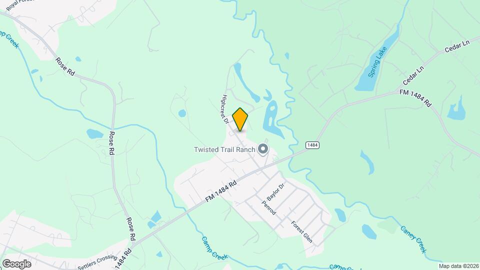 11400 Highcrest Dr Map and Location Details