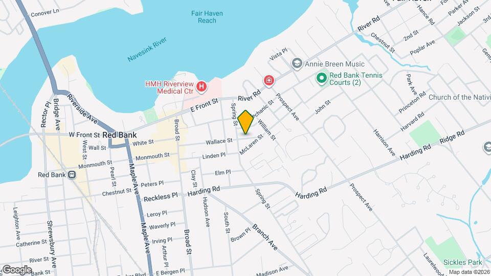 121 Wallace St Map and Location Details