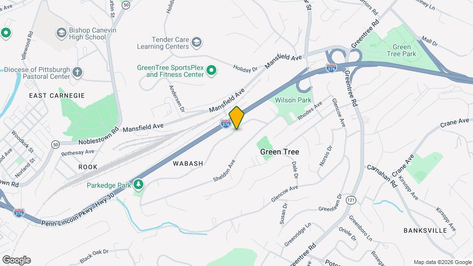 135 Parkedge Rd Map and Location Details