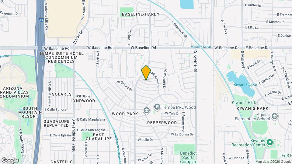 906 W Colgate Dr Map and Location Details