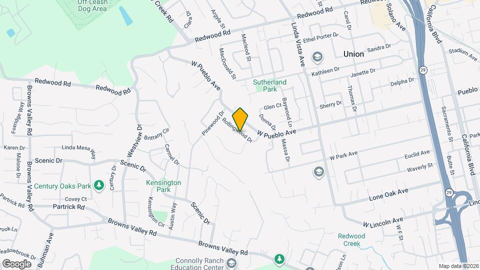 2539 Rollingwood Dr Map and Location Details