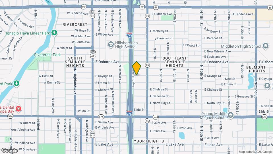 803 E Cayuga St Mapa y Detalles de la Ubicación