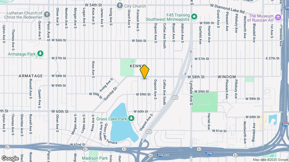 5812 Emerson Ave S Map and Location Details