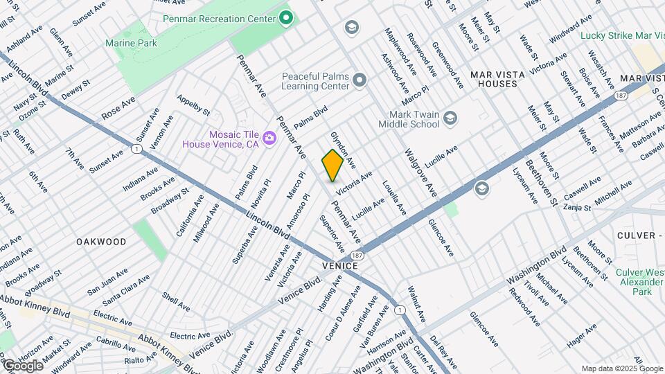 2132 Penmar Ave Map and Location Details