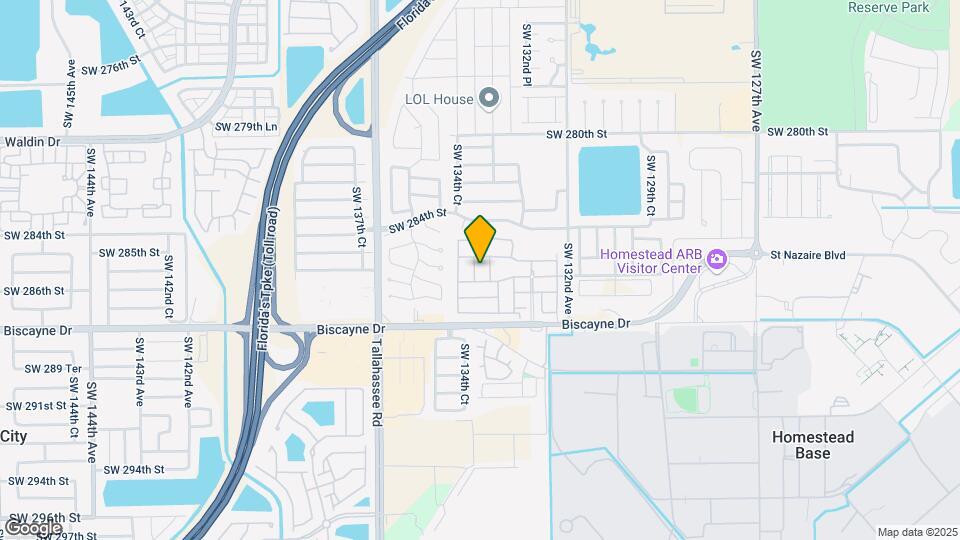 28551 SW 134th Ave Map and Location Details