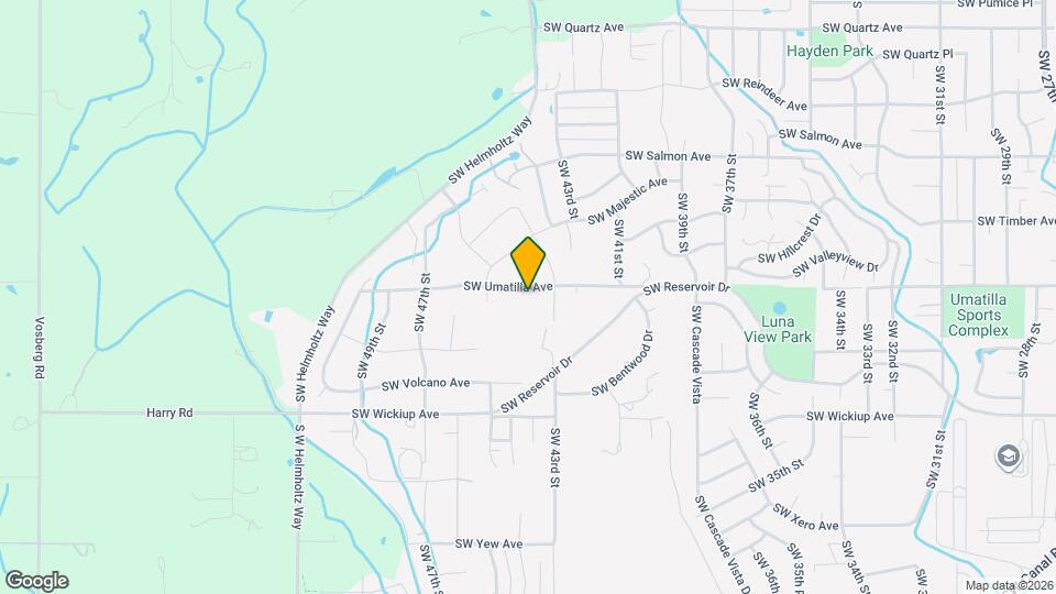 4368 SW Umatilla Ave Map and Location Details