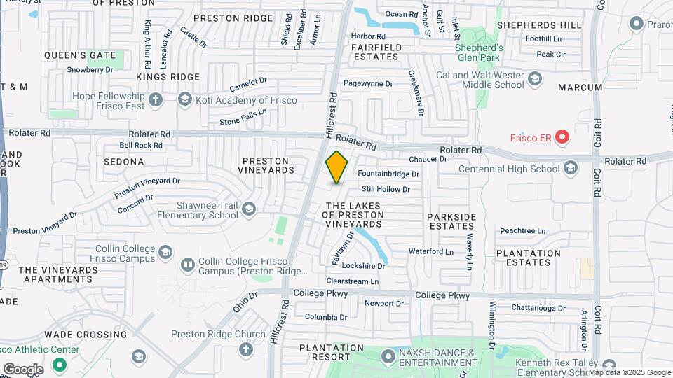 7028 Milsap Ln Mapa y Detalles de la Ubicación