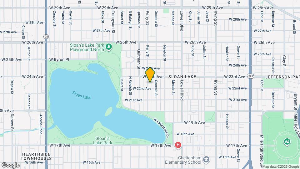 2212 Perry St, Unit 2212 Map and Location Details