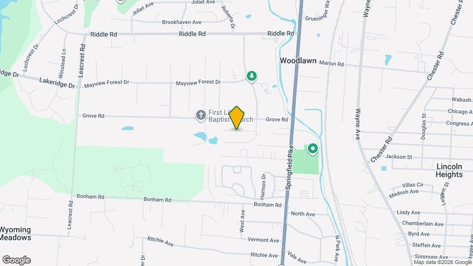 107 W Leslie Ave Map and Location Details