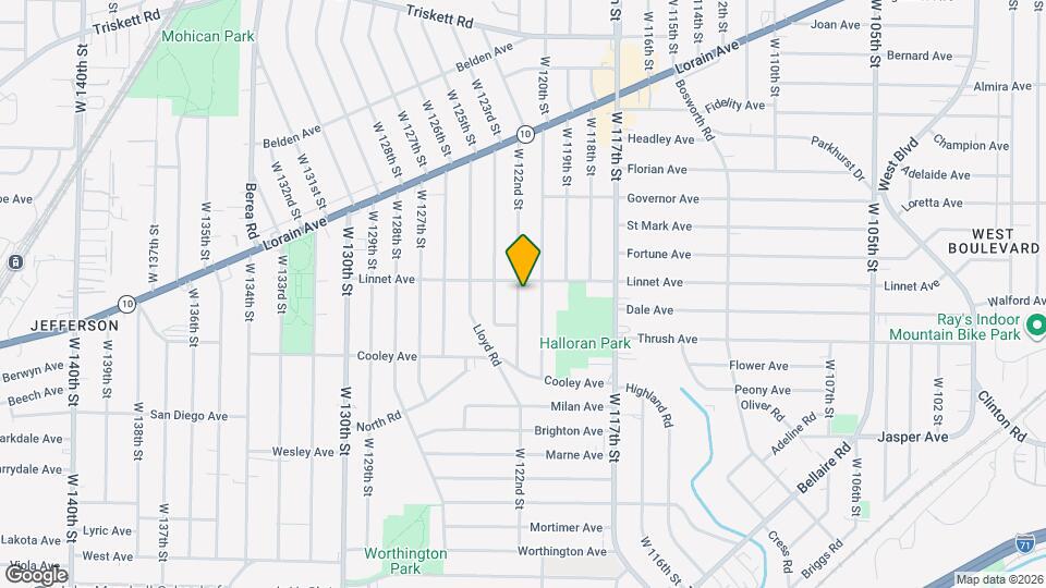 3559 W 122nd St Map and Location Details