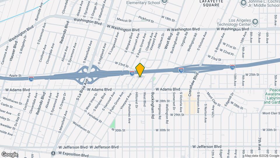 2504 Vineyard Ave, Unit ADU Map and Location Details