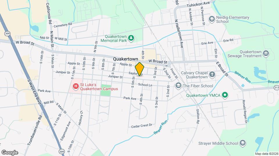 405 Juniper St Map and Location Details