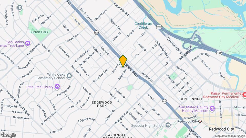 36 Finger Ave Map and Location Details