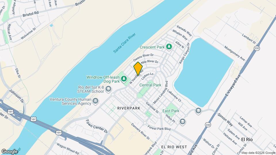 3142 N Ventura Rd Map and Location Details