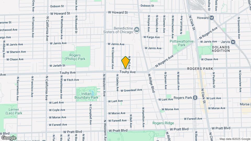 2216 W Touhy Ave Map and Location Details