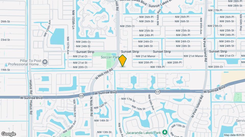 9872 NW 19th Pl Map and Location Details