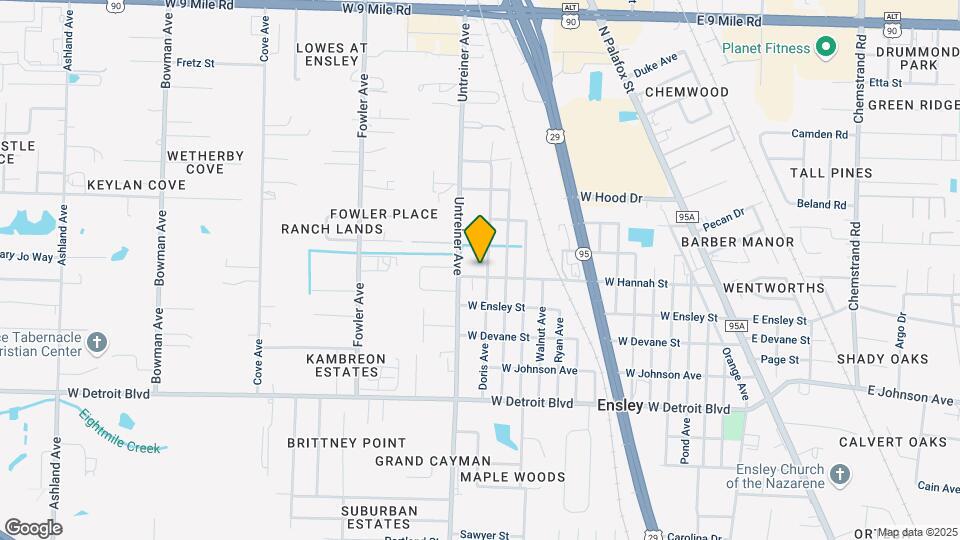 702 W Hannah St, Unit 1 Map and Location Details
