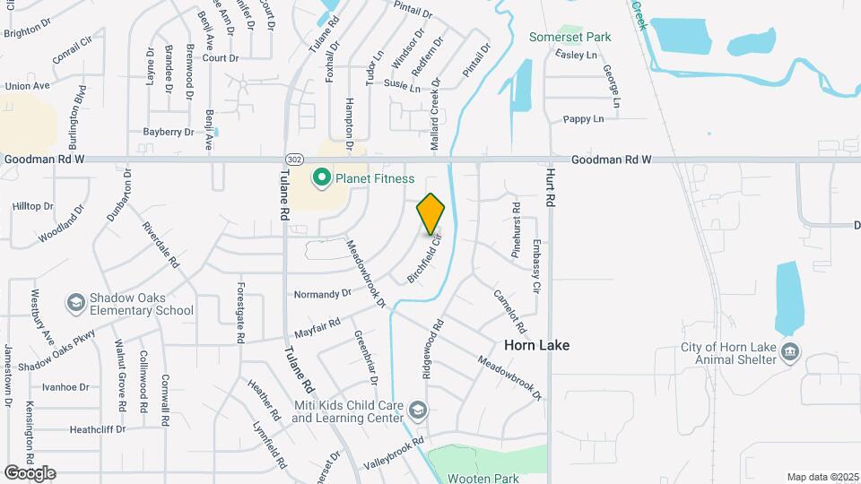 6605 Birchfield Cir Map and Location Details