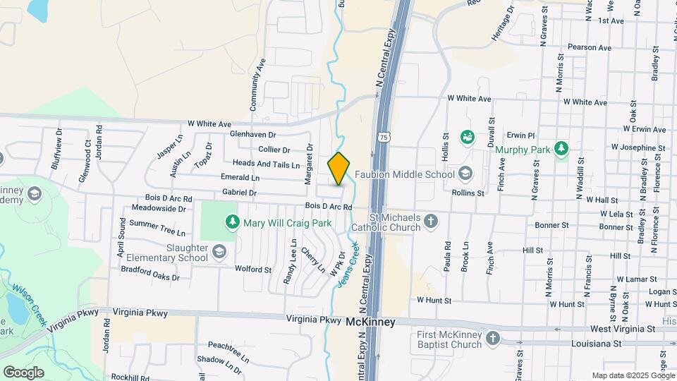 601 Jeans Creek Dr Map and Location Details